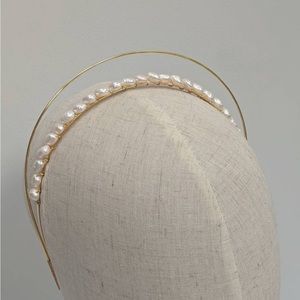 Wedding Pearl halo headband